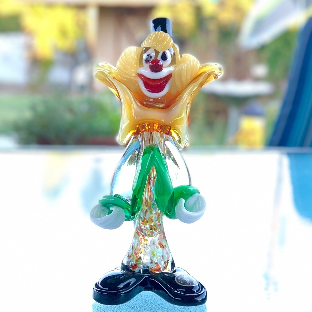 Venetian Murano Glass Clown